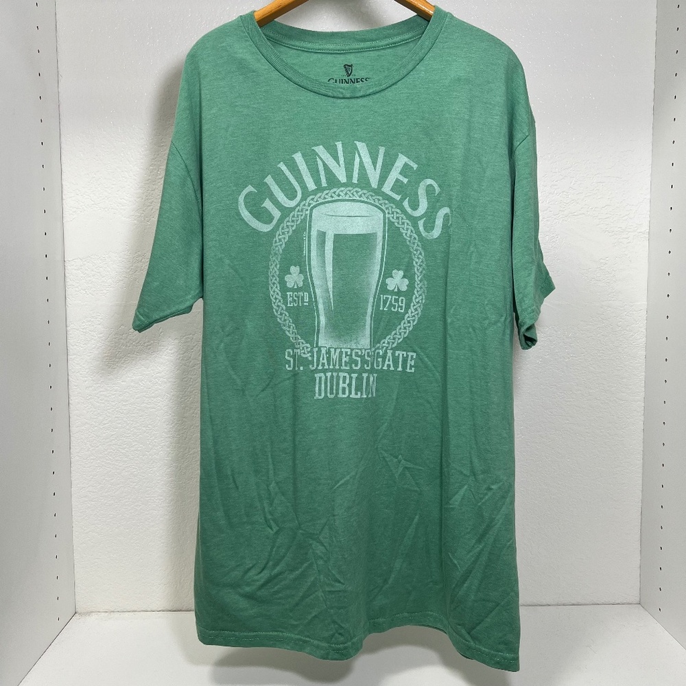 Green Guinness St. James's Gate Dublin Men's XL | X-Large T-Shirt